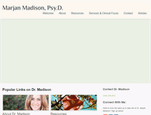 Tablet Screenshot of marjanmadison.com